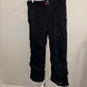 Columbia Omni-Heat Boys M Black Snow Pants